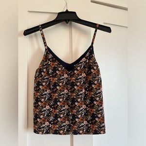 Madewell silk button-front cami